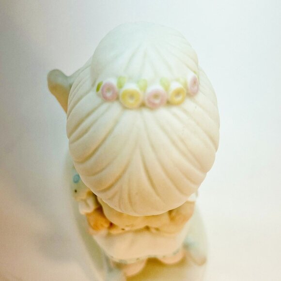 VTG Precious Moments Figurine Enesco Purr-fect Grandma With Cat 5”T 1979 Japan - Picture 9 of 12